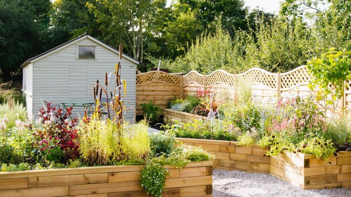 Großen garten pflegeleicht gestalten