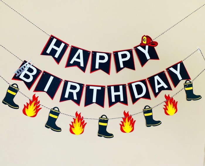 Feuerwehr deko kindergeburtstag