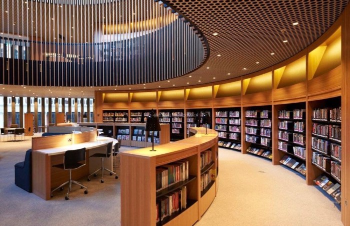 Laporan desain interior perpustakaan